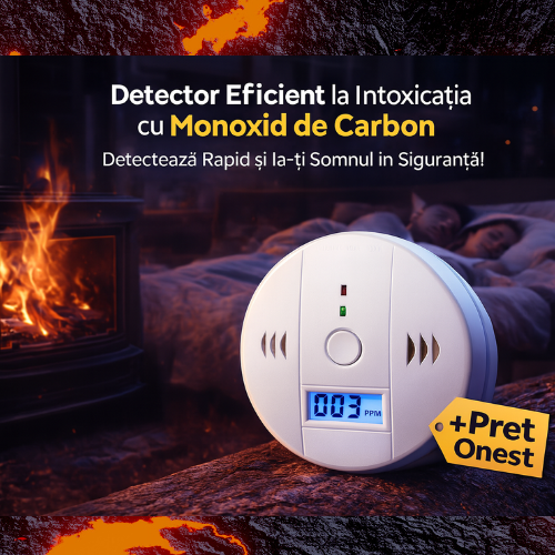 Detector de Monoxid de Carbon si Fum